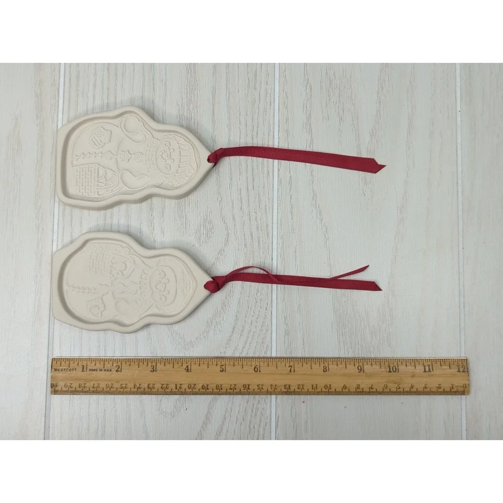 Longaberger Snow Friends Christmas Winter‎ Cookie Molds snowmen set UNUSED